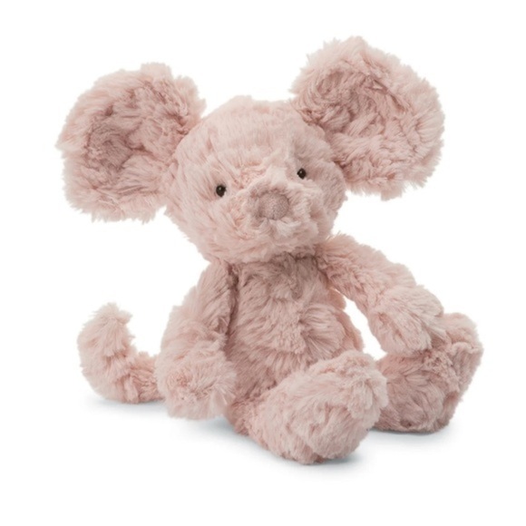 Jellycat Retired Squiggles Mouse - Pink - Picture 3 of 11